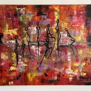 Encuentros — peinture de Juan Conrado (Acrylique — 100 × 80 cm — 2022)