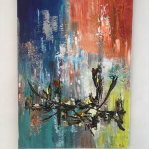 Lumiéres de Marais — peinture de Juan Conrado (Acrylique — 70x50 cm — 2025)