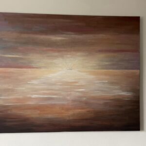 Ocaso — peinture de Juan Conrado (Acrylique — 100 × 80 cm — 2022)