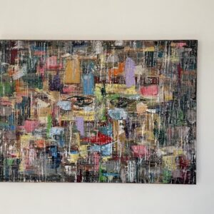 Presagios — peinture de Juan Conrado (Acrylique — 100 × 80 cm — 2022)