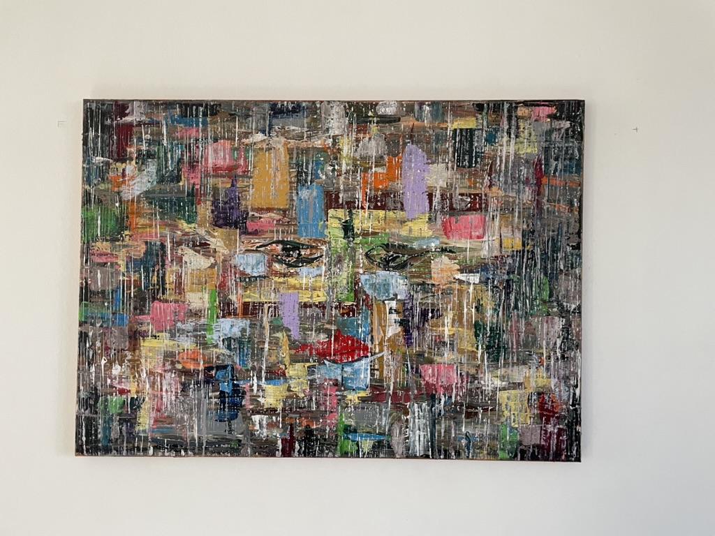 Presagios — peinture de Juan Conrado (Acrylique — 100 × 80 cm — 2022)